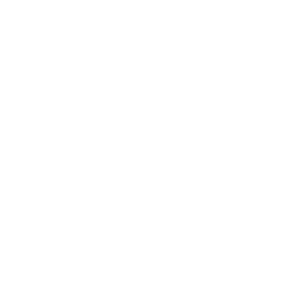 Tres personas en videollamada, ilustración outline blanca animada